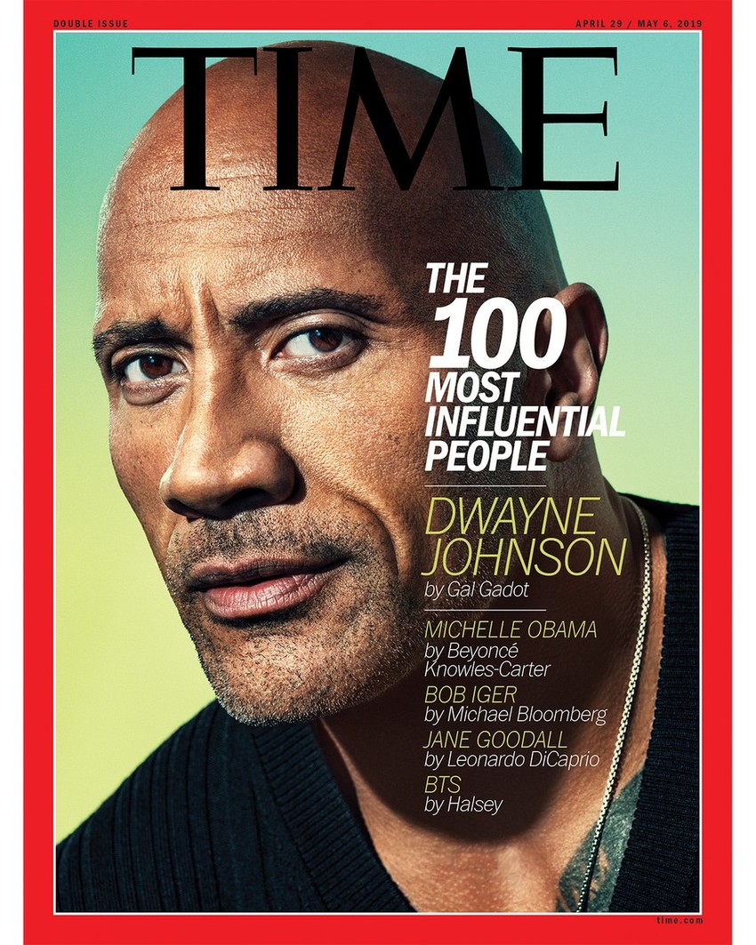 DWAYNE JOHNSON TIME 100 MOST INFLUENTIAL PEOPLE THE DWAYNE JOHNSON TIME 100 MOST INFLUENTIAL PEOPLE THE